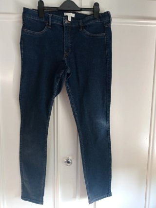 Pantalón vaquero H&M pitillo azul