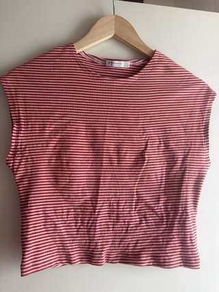 Camiseta de rayas Stradivarius Talla XL