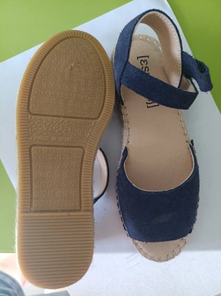 Sandalias Alpargatas Azul Marino Talla 30