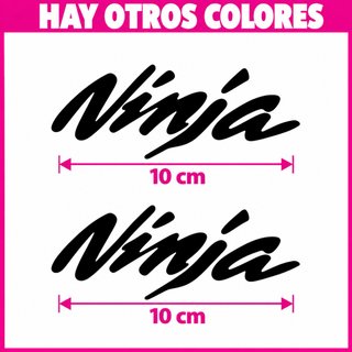 Pegatina Ninja 10 cm