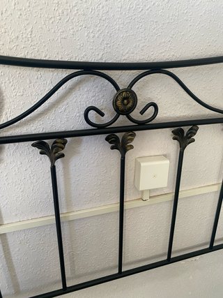 Cabecero de Forja Negro
