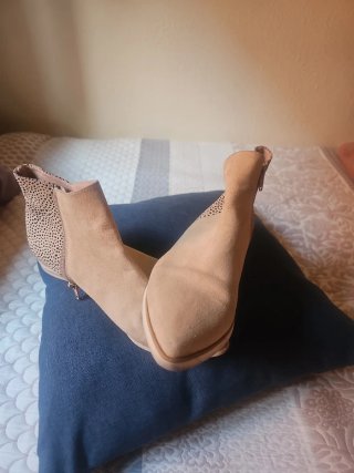 Botines Beige Talla 40