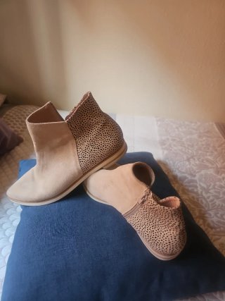 Botines Beige Talla 40