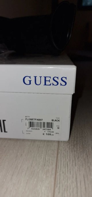 Botines de malla negros Guess