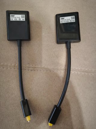 2 Divisores ópticos de audio Toslink 1 a 2 ETK