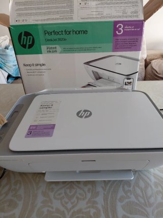 Impresora HP DeskJet 2820e y Plastificadora