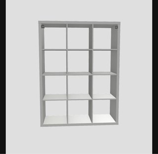 Estantería Rectangular Blanca
