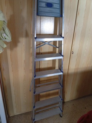 Escalera Tijera Aluminio 6 Peldaños