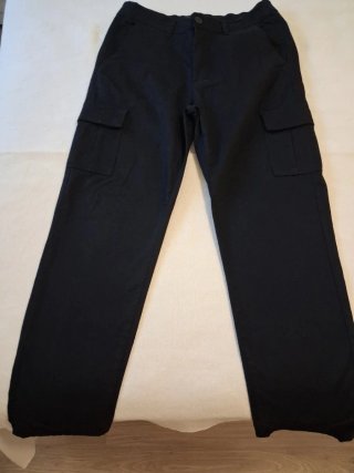 Pantalón Cargo Negro Talla 40
