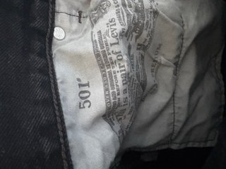 Levi's 501 80s Jeans Negros