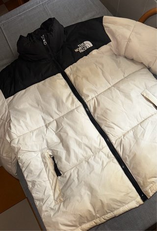 Abrigo The North Face Blanco y Negro 2XL
