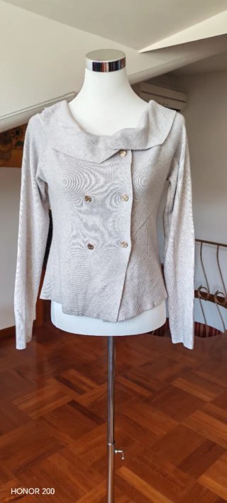 Maglione donna grigio perla