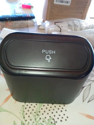 Mini cubo basura coche