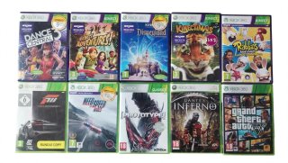 Xbox 360 con Kinect y 10 Juegos