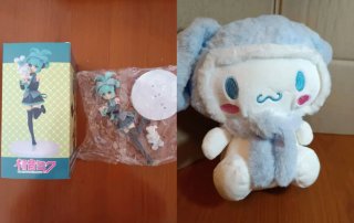 Figura Hatsune Miku con peluche