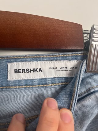Pantalón Vaquero Bershka Azul