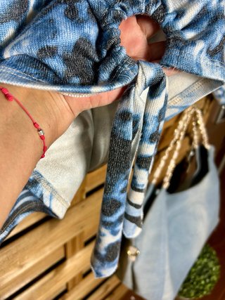Jersey estampado animal print lana