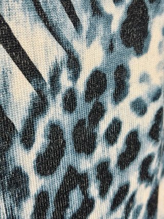 Jersey estampado animal print lana