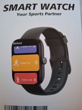 Smartwatch Deportivo Negro