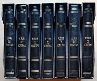 7 Álbumes de Monedas Antiguas