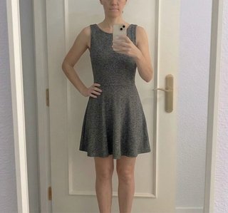 Vestido H&M gris