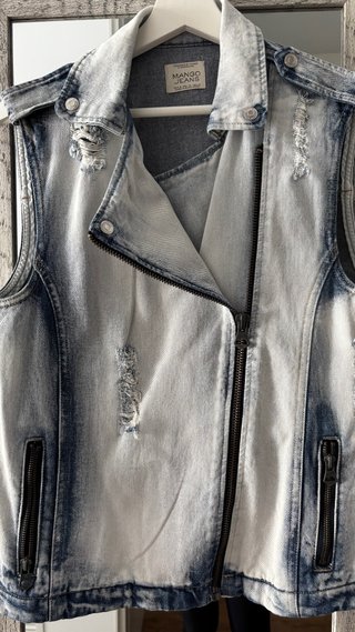 Chaleco Vaquero Mango Talla S