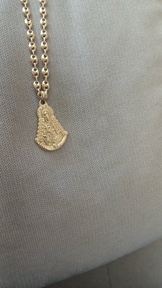 Cadena de Oro Calabrote con Medalla