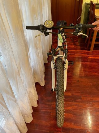 Bicicleta Montaña B'Twin Rockrider 5.1 Blanca