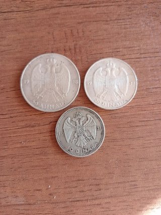 3 Monedas de Plata de Yugoslavia
