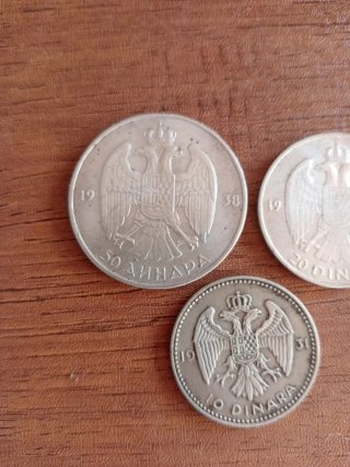 3 Monedas de Plata de Yugoslavia
