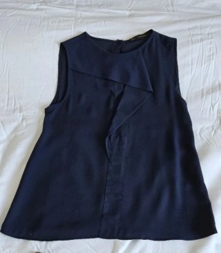 Blusa Zara azul marino  Talla s