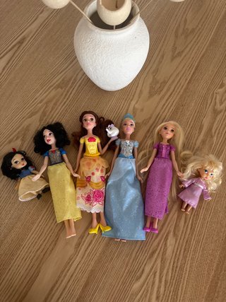 Set de 6 Muñecas Princesas Disney