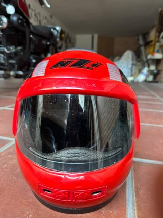 Casco Integral Moto NZI Rojo