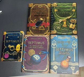 5 novelas de la saga fantástica Septimus