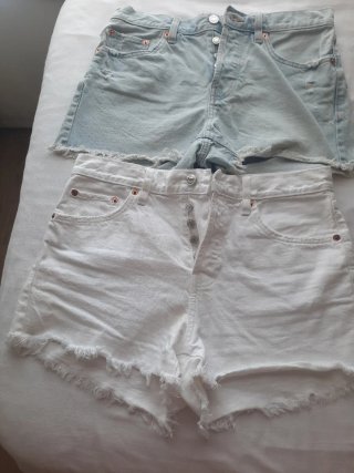 Pantalones cortos vaqueros Mango Talla 38
