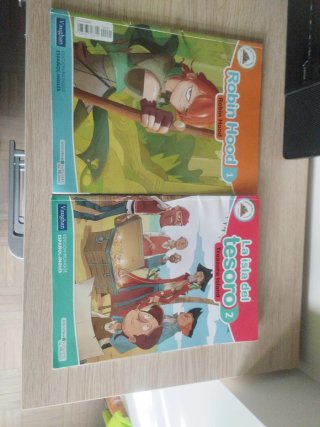 Lote de dos libros español- ingles
