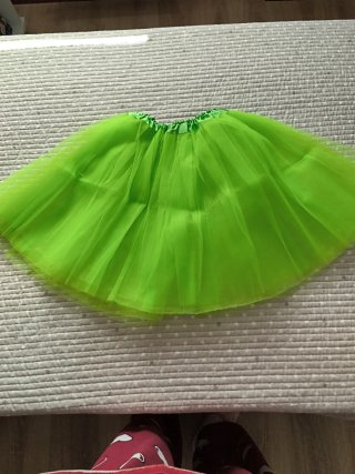 Falda Tutú Verde Pistacho para Disfraz