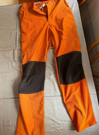 Pantalón de Trekking Naranja y Negro Talla L