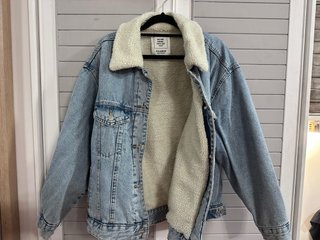 Chaqueta Vaquera con Borreguito Pull&Bear