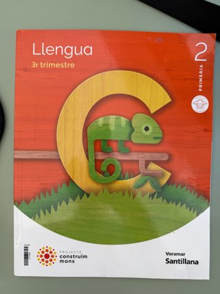 Libro de valenciano Santillana 2do primaria
