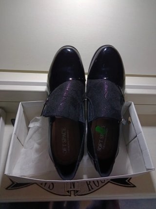 Zapatos Soft Space Mujer Talla 39 Charol