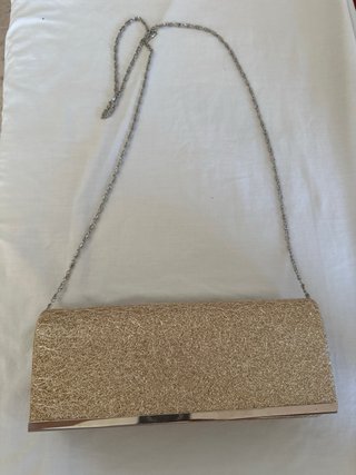 Bolso de fiesta dorado