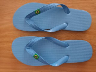 Chanclas de Playa Azules