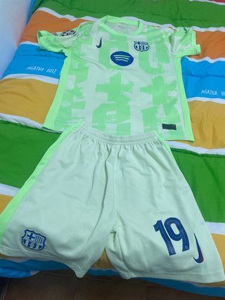 Conjunto Corto FC Barcelona Nike Verde