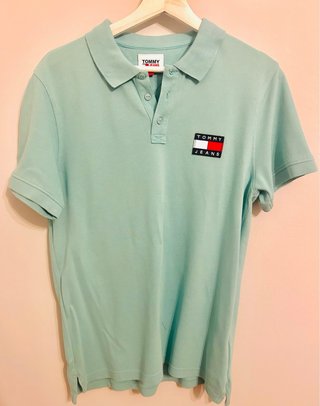 Polo Tommy Hilfiger Turquesa Talla M