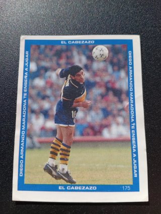 Maradona con boca junior.nunca pegado