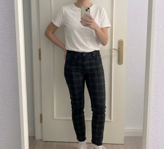 Pantalones cuadros H&M Talla XS