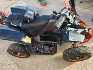 Quad Infantil Nitro Azul/Naranja