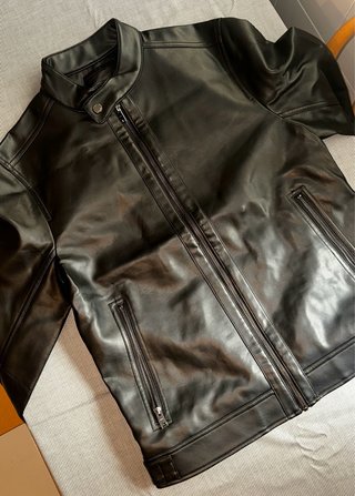 Cazadora Biker MANGO Negra