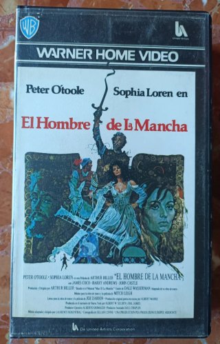 EL HOMBRE DE LA MANCHA - VHS (PRIMERA EDICIÓN)
